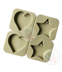 Star & Heart Aromatherapy Wax Mould