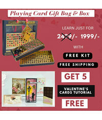 Playing Cards Gift Bag N Box Course