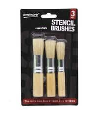 Stencil Brush - Set of 3