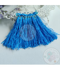 Blue - Silk Thread Tassels 