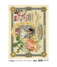 Victorian Queen - Metal Rice Decoupage Paper