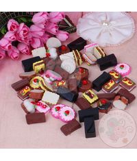 Cakes and Pastries - Mixed Pack of Cabochon - 50 pcs