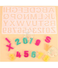 Alphabets & Numbers - Silicon Mould