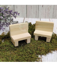 Pinewood Miniature Garden Bench