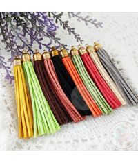 Large Faux Leather Tassel - (Assorted Pack)