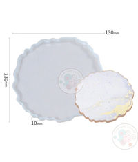 Round Agate Coaster - Silicon Mould