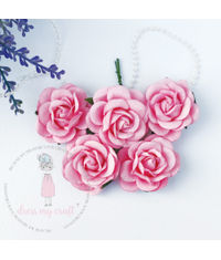 Curved Roses 45 MM -  Blush Pink