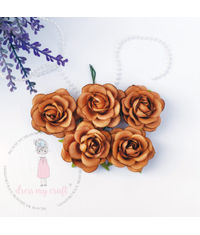 Curved Roses 45 MM - Vintage Copper