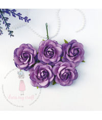 Curved Roses 45 MM - Orchid