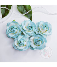 Curved Roses 45 MM - Arctic Blue