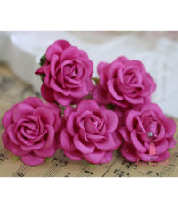 Curved Roses  45 MM - Pink