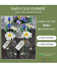 Daisy Clay Flower Class With Kit