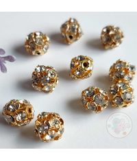 Diamond Beads Round (Golden)