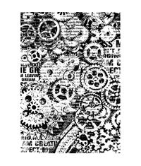 Gears-Decoupage Rice Paper