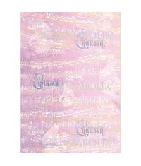 Musical Score and Writings on Purple Background - Easy Paper