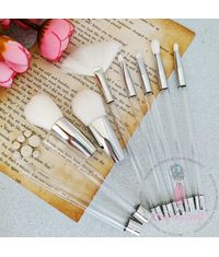 DIY Makeup Brushes - White