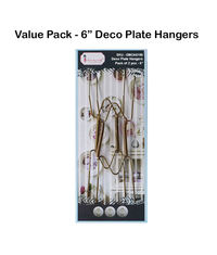 Value Pack - 6" Deco Plate Hangers  (Pack of 20 pcs)