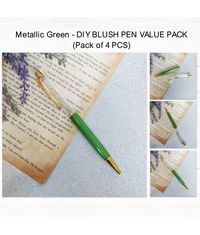 Metallic Green - DIY Blush Pen Value Pack (Pack Of 4 Pcs)