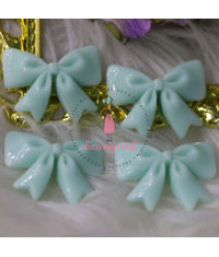 Ruffled Bow - Green