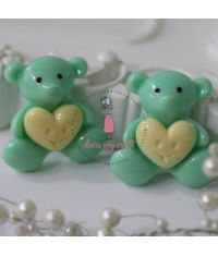 Valentine Teddy - Green