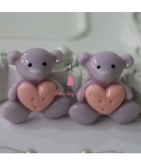 Valentine Teddy - Mauve