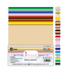 Tropical Cardstock A4 (Pack of 40 Sheets)