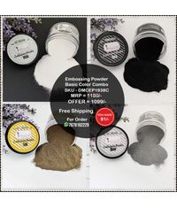 Embossing Powder Basic Color Combo