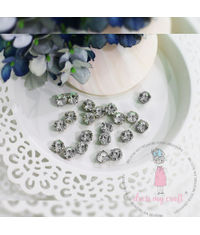 Silver Diamond Stud - 4 mm