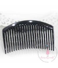 Plastic Hair Comb - Black