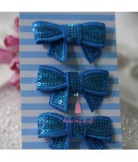 Sparkling Bow - Blue