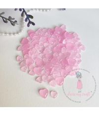 Pastel Pink Heart Droplets - Assorted