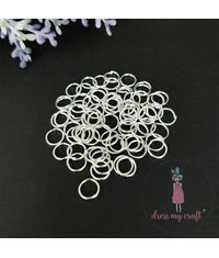 Jump Ring - Silver 7 X 7 mm