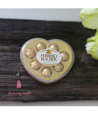 Miniature Ferrero Rocher Heart Box