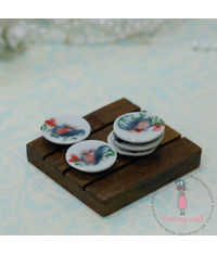 Miniature Little Printed Plates