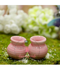 Miniature Pink Round Vase