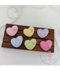 Miniature Pastel Hearts