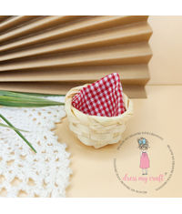 Miniature Basket With Napkin