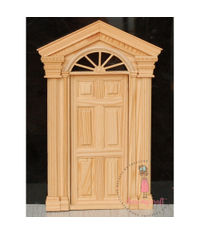 Miniature Anywhere  Wooden Carved Door