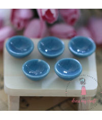 Miniature Blue Bowl Set