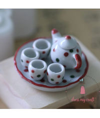 Miniature Dots Tea Set