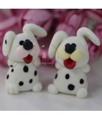 Miniature Figure Dog - White