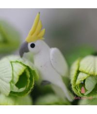 Miniature Figure Cockatoo Bird