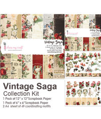 Vintage Saga Collection Kit with Motif Sheet