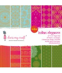 Dress My Craft - Timeless Beauty Collection - 12 x 12 Paper Pad