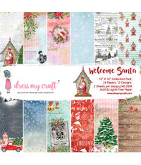 Welcome Santa- 12x12 Paper Pad