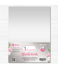 Shrink Prink - Silver Frosted Glass Sheet - Pack of 10 Sheets