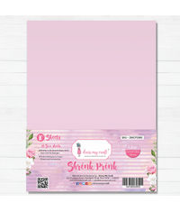 Shrink Prink -  Lilac Frosted Glass Sheet - Pack of 10 Sheets
