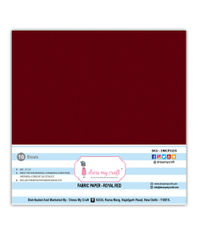 Fabric Paper - Royal Red