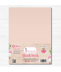 Shrink Prink - Nude Pink Frosted Glass Sheet - Pack of 10 Sheets