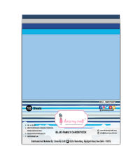 Blue Family Cardstock - A4 - 250 gsm